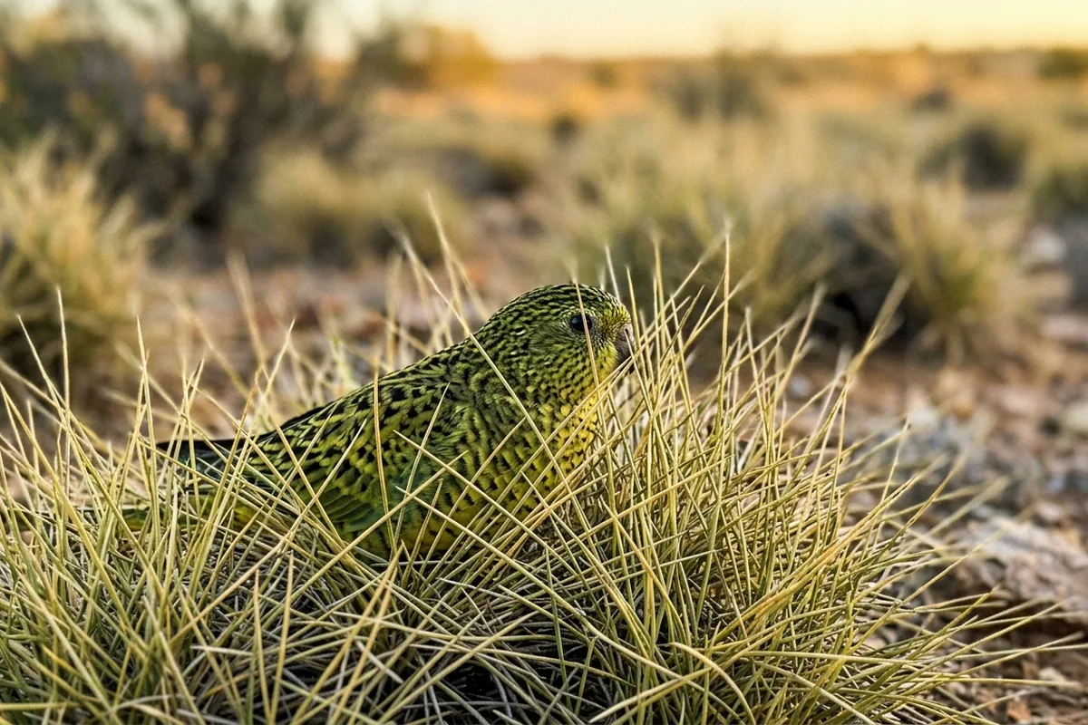 Ta papuga miała nie żyć od 100 lat. Nagle naukowcy usłyszeli w pustyni jej charakterystyczny „dzwon”