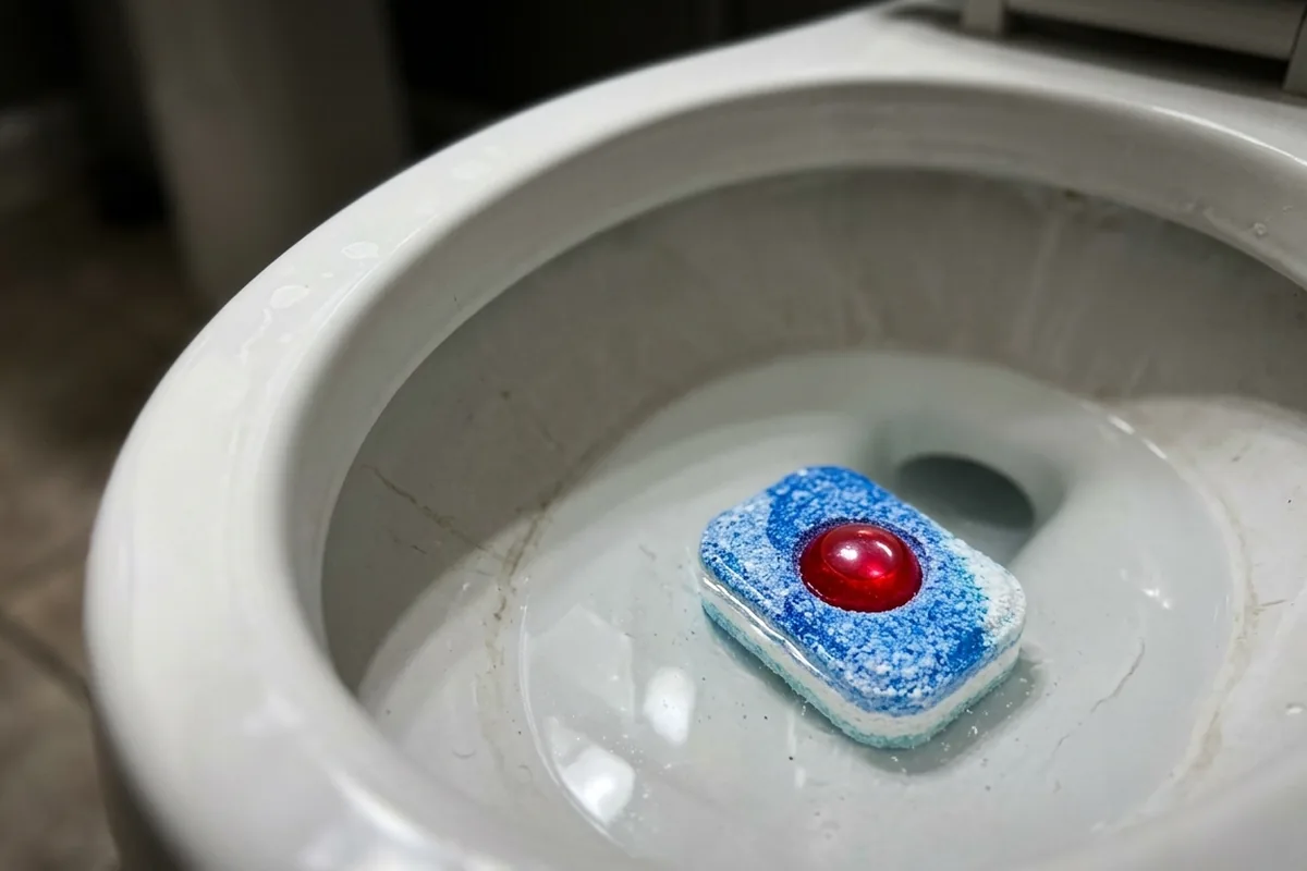 Tabletka do zmywarki w toalecie na noc? Eksperci ujawniają, czy ten trik faktycznie działa